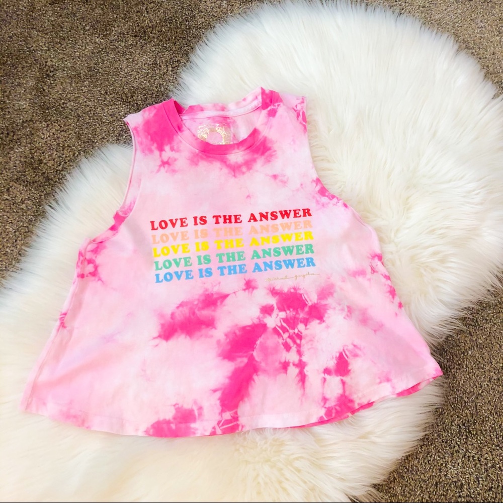 Spiritual Gangster tie dye tank top, size XS - Picture 2 of 4